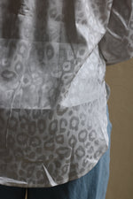 Load image into Gallery viewer, On The Prowl | Satin Leopard Button Down (White)
